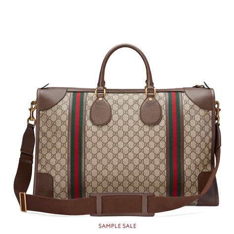 gucci crest duffle bag|gucci duffle bags men's.